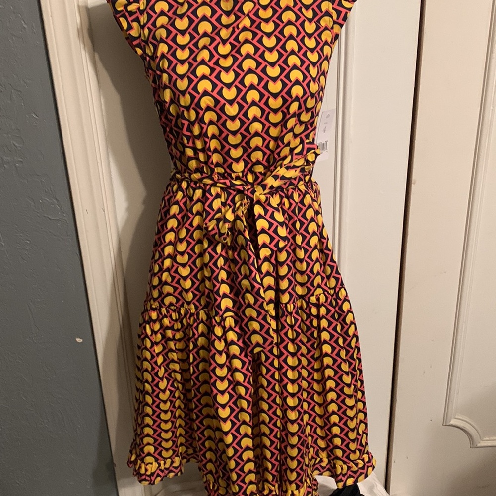 NWOT Donna Morgan Geometric Print Dress